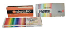 Vtg Weber Costello Alphacolor Pastels Sanford Prang Oil Crayons Art Supply