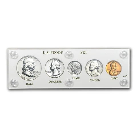 1957 U.S. Proof Set (In Hard Plastic Holder) Cover