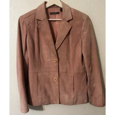 Chaqueta blazer de gamuza para mujer Liz Claiborne talla 10 Petite Foto 1 de 4