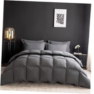 Feather Down Comforter Oversize King Size,Hotel Style Bedding Comforter,750+ - Picture 1 of 7