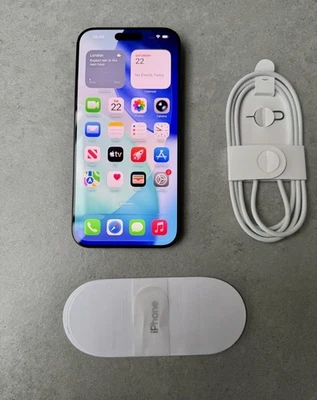 Apple iPhone 16 Pro Max 6.7 inch 256GB Black Titanium - with Warranty - Unlocked - Image 1 of 4