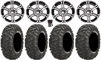ITP SS212 14" Wheels Machined 30" BigHorn Tires Yamaha Viking Wolverine - Imagem 1 de 4