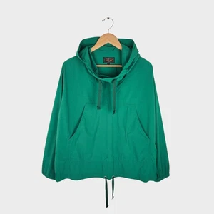 BEAMS PLUS Men's Green Oversized Fit Nylon Sports Smock Anorak Parka Jacket - Picture 1 of 6