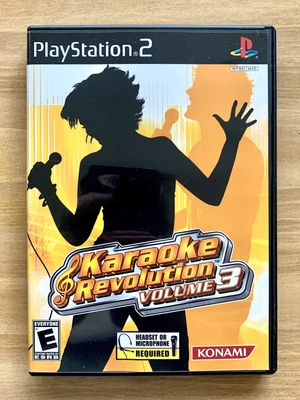 PS2 ~ Karaoke Revolution: Vol.3 ~ E ~ Konami ~ 1+ Players ~ 2004 ~ !L🟠🟠K! - Image 1 of 4