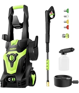 Electric Pressure Washer, Foam Cannon, 4 Different Pressure Tips, Power Washer, - Picture 1 of 8