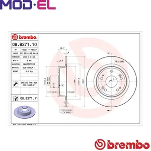 2x BRAKE DISC 08.B271.11 FOR HONDA e:Ny1ACCORDVIII ACURA TSX N22B2/N22B1 2.2L - Picture 1 of 7