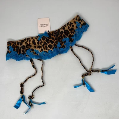 Agent Provocateur Molly Leopardo Turquesa Seda Tirantes AP3 Mediano Nuevo con Etiquetas Foto 1 de 4