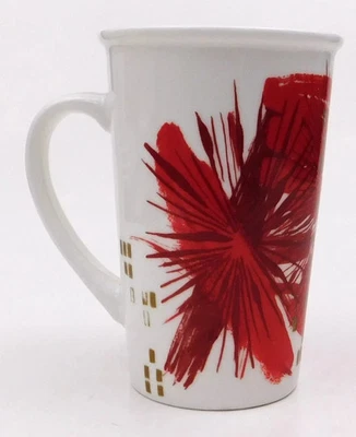 Taza de té café Starbucks taza Navidad vacaciones rojo Starburst flor Foto 1 de 4