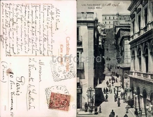 CATANIA PROVINCIA-CALTAGIRONE-SCALA EX MATRICE-D2-108 - Picture 1 of 1