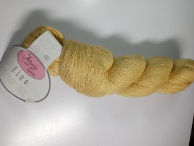 Alpaca With a Twist Yarn Fino Color #5010 Gold 100g 875 Yards Baby Alpaca/Silk - Image 1 of 2