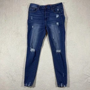 Wax Jean Butt, I Love You Women's Distressed Blue Jeans Sz: 9/29 - Picture 1 of 11