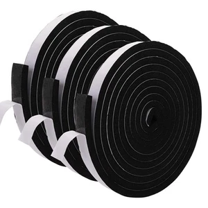 49 Feet Weather Stripping Foam Insulation Tape 1 Inch Wide x 1/2 Inch Thick S... - Picture 1 of 6