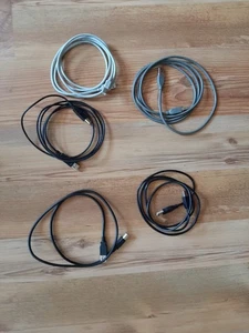 5 x USB Kabel / Druckerkabel - Afbeelding 1 van 1