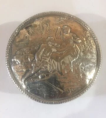 Caja decorativa Hanau redonda de plata 800 Foto 1 de 4