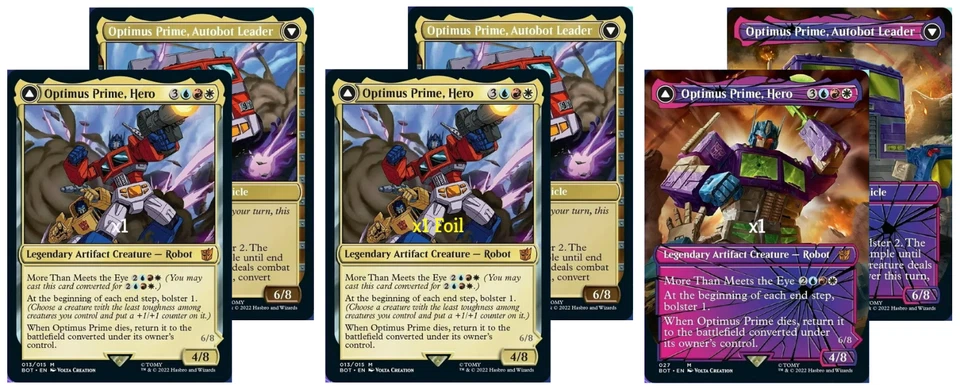 MTG Universes Beyond: Transformers BOT Optimus Prime, Hero MINT (SELECT) - Image 1 of 1
