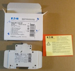 EATON FAZ-D5/1-NA-SP UL489 Circuit Breaker - Picture 1 of 3