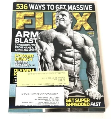 SEPT 2010 FLEX body building magazine DORIAN YATES - Image 1 of 3