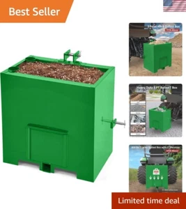 Heavy-Duty 3 Point Hitch Ballast Box – 800 lbs Capacity for Category 1 Tractors - Picture 1 of 9