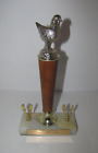Vintage 1963 Taube Modena Racing Marmor und Metall Award Trophy 11 1/2 Zoll groß