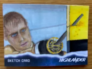 HIGHLANDER MOVIE EXPANSION SET: SKETCH CARD: BY ROBIN JEANES #5 - Picture 1 of 1
