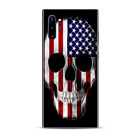 Skins Decal Wrap for Samsung Note 10 Plus American Skull Flag in Skull