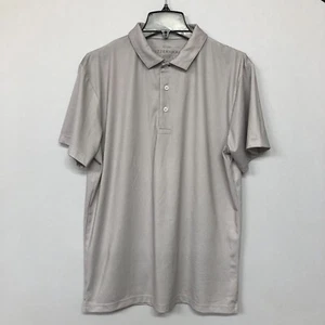 Mizzen + Main Men Short Sleeve Golf Polo Shirt Top Size Medium Gray M016 -9 - Picture 1 of 14