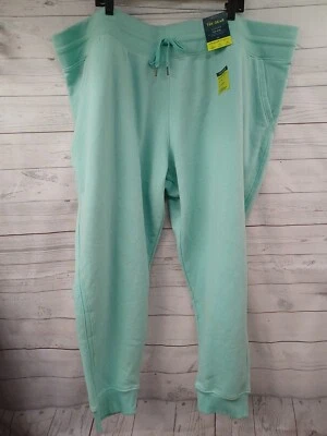 Teal Green Pull On Womens Active Joggers Tek Gear Elastic waist 2 side pockets  - Image 1 of 4