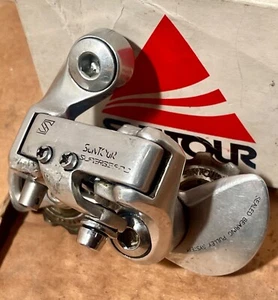 Suntour Superbe Pro Rear Derailleur Vintage Bike 7 Speed Friction 1980s Maeda - Picture 1 of 11