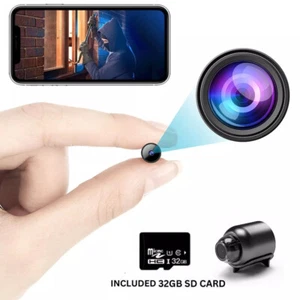 Mini Security Camera Micro HD 1080P Camera Audio Video Recording Night Vision - Picture 1 of 18