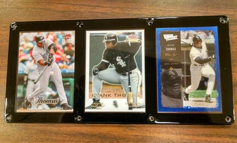 FRANK THOMAS 3 CARD PLAQUE CHICAGO WHITE SOX THE BIG HURT Cover