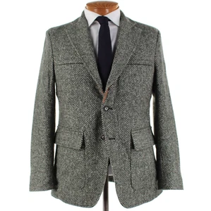 Luciano Barbera NWT Wool Blend Sport Coat Size 50 (40 US) In Green & White - Picture 1 of 14