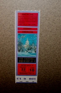 Notre Dame Fighting Irish 1/22/1986 Basketball Ticket Stub v American University - Picture 1 of 2