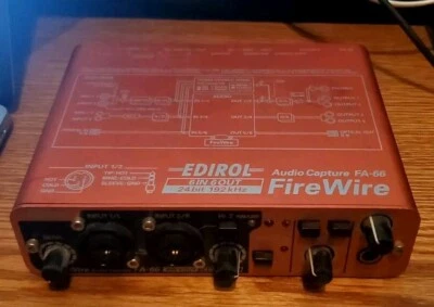 Roland Audio Interface Audio Capture FireWire FA-66 Made in Japan VGC - Image 1 of 4