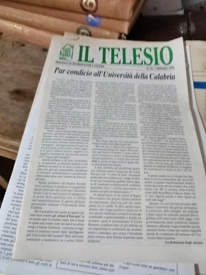 Il Telesio Rivista Stock Di 16 Riviste Anni 1990 Al 96 - Immagine 1 di 2