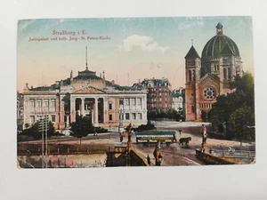 CPA - 67 - STRASBOURG - Justizpalast und kath. - Imagen 1 de 2