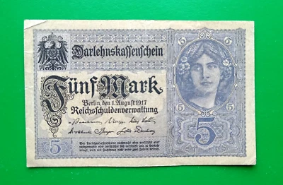 5 mark Germany  1917 - Image 1 of 2