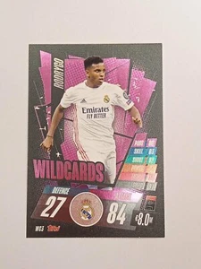 2020-21 Topps Match Attax Rodrygo Real Madrid Wildcards #WC3 - Picture 1 of 1