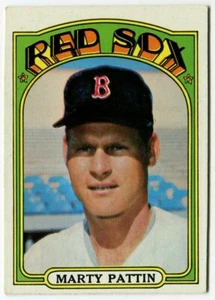 1972 Topps #144 Marty Pattin Boston Red Sox - Picture 1 of 2