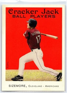 GRADY SIZEMORE 2004 Topps Cracker Jack Cleveland Indians Baseball Card #185 - Picture 1 of 2