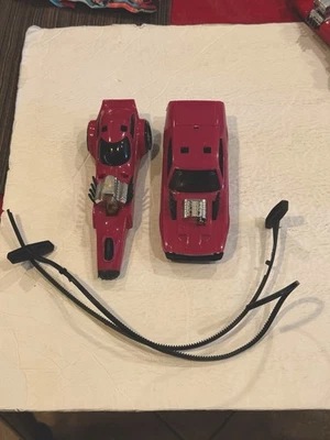 Vintage KENNER 1972 SSP KING COBRA & HUSTLIN HOSS 2 Race Car Lot w/Ripcords EXLT - Image 1 of 3