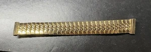 GEMEX Man’s Expansion Watchband Gold Plate MIB 18mm - Picture 1 of 5