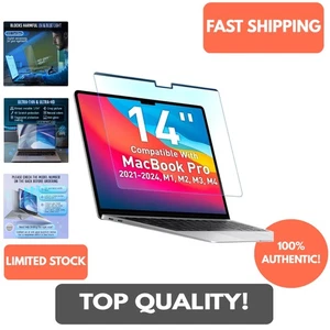 Matte Magnetic Screen Protector for MacBook 14" - Anti Glare & Eye Protection - Photo 1/11