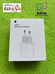 Cargador Original Apple iPhone 20w tipo C Carga Rapida  11/12/13/14/15/16/17 - Imagen 1 de 7