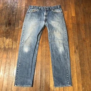 Vintage Levi’s 505 Orange Tab Jeans Herren 38x32 Blau Perfect Fade USA Made 80s 90s - Bild 1 von 17
