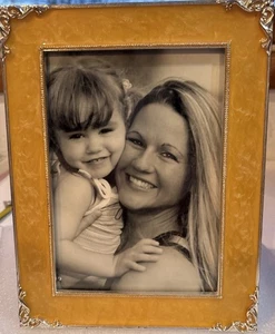 Green Tree Gallery Silber Metall mit Gelbgold Emaille & Strass Akzent 8 x 10 - Bild 1 von 6