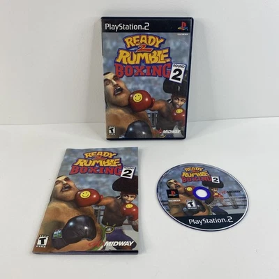 Ready 2 Rumble Boxing Round 2 Sony PlayStation 2 PS2 Completo Con Manual Probado Foto 1 de 4