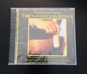Meditation Music Tibetan Singing Bowls (CD) Relaxation Healing SEALED - Imagen 1 de 3