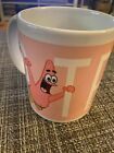 Spongebob Squarepants Mug Patrick Star Coffee Tea Cup - Large Letters - Pink