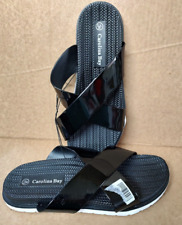 Carolina Bay Women's Sandals Crossover Strap Black M(7/8)