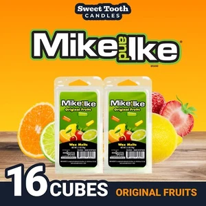 Mike & Ike Original Fruits Scented Wax Melts - 5oz of Candy Wax Melts - 16 Cubes - Picture 1 of 3